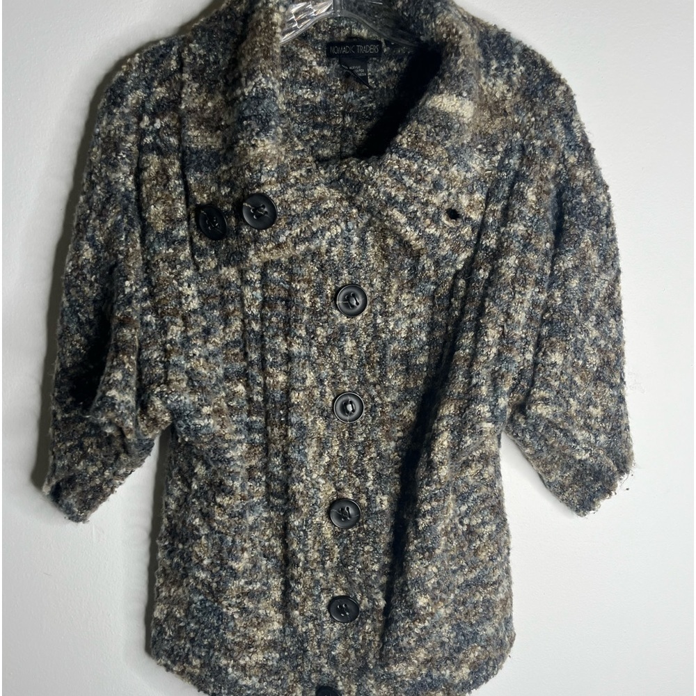 Nomadic Traders Button Front Chunky Cardigan Swea… - image 1
